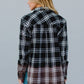 Black & White Plaid Flannel