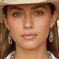 Cubic Zirconia Horse Bit  Earrings by Michele Busch