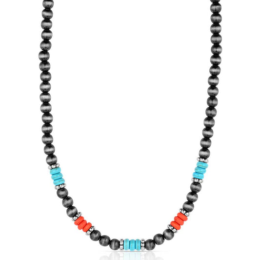 The Badlands Beaded Necklace- Montana Silversmiths