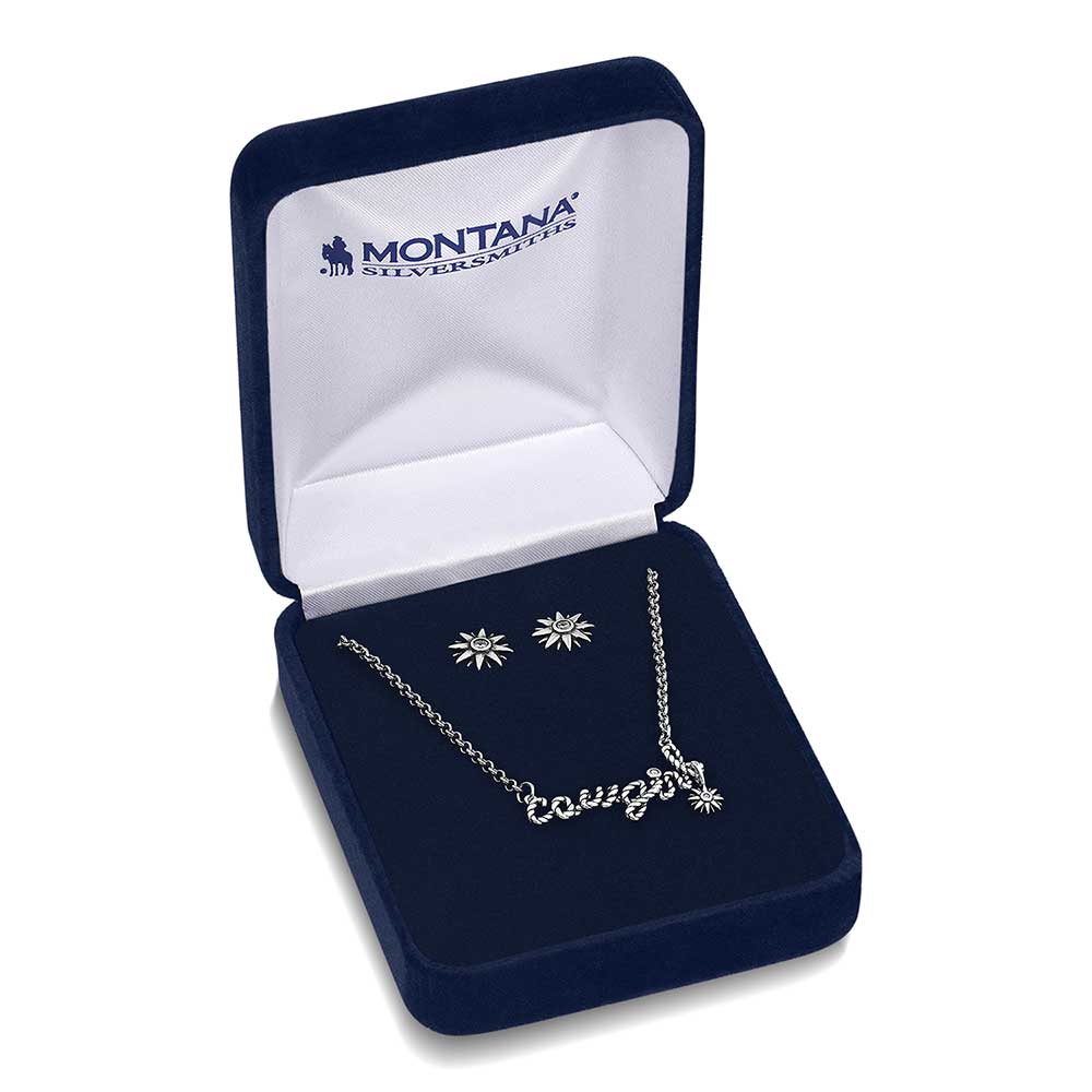 For the Cowgirls Jewelry Set by Montana Silversmiths