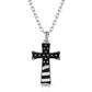 Inspirational Patriotism Cross Necklace for Men - Montana Silversmiths