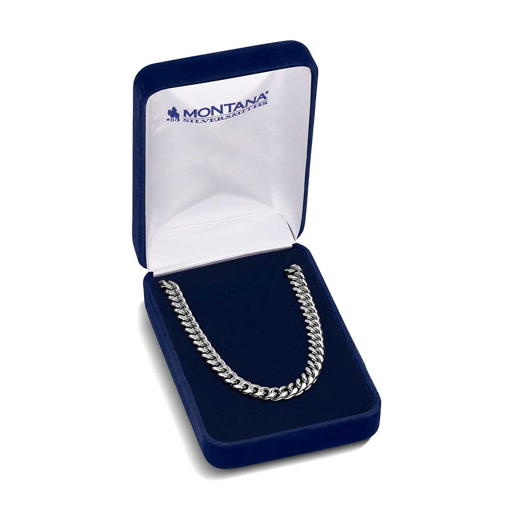 Cuban Link Chain Necklace for Men - Montana Silversmiths