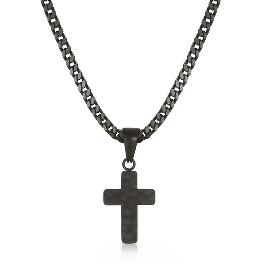 Strong Horizons Cross Necklace for Men - Montana Silversmiths
