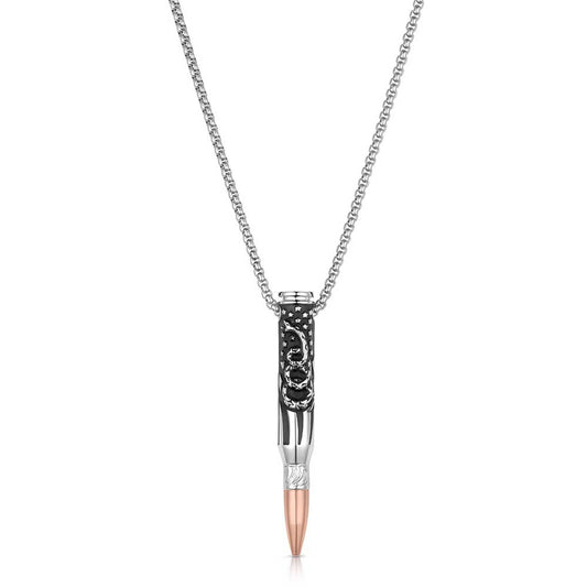 We The People Bullet Necklace for Men - Montana Silversmiths