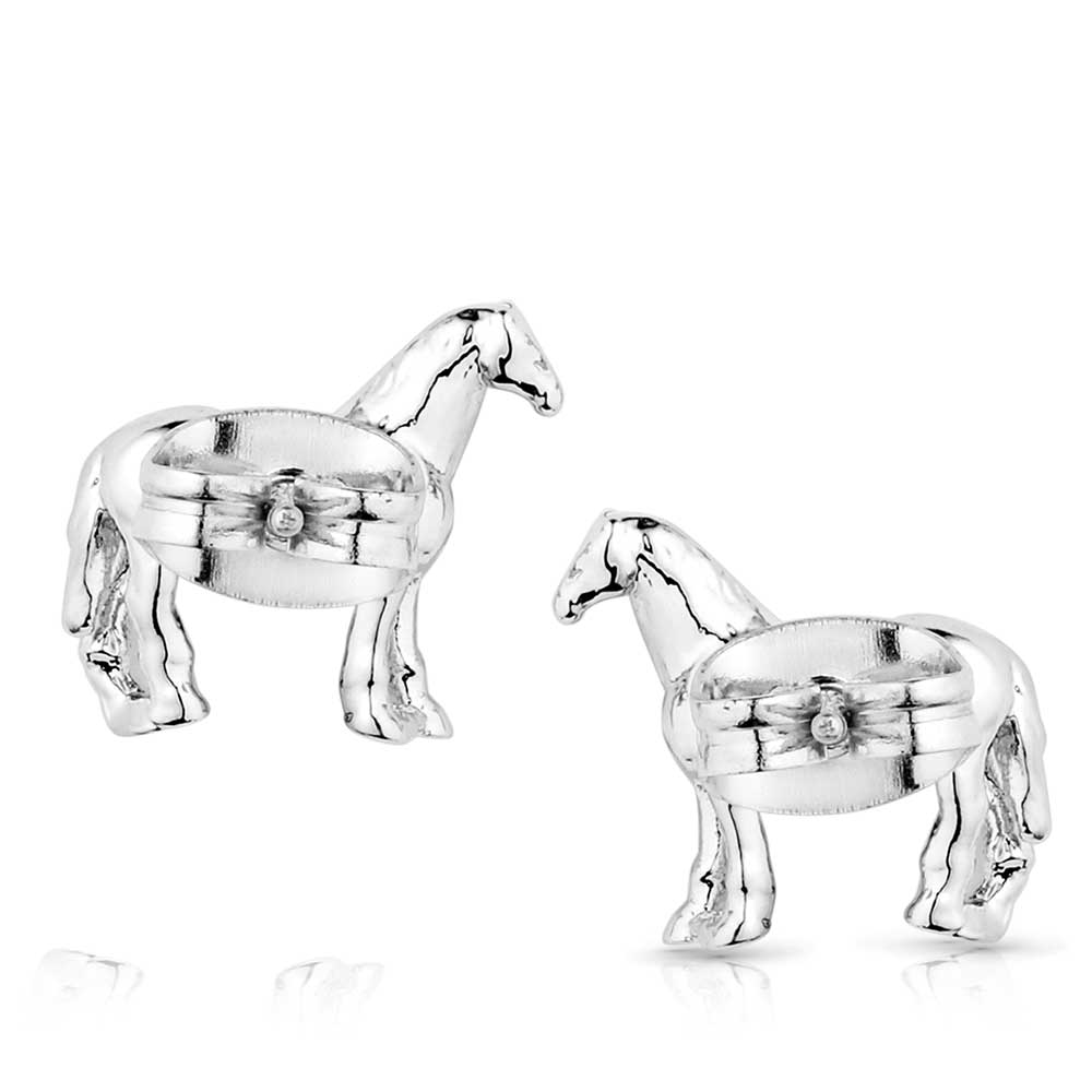 Quarter Horse Earrings- Montana Silversmiths