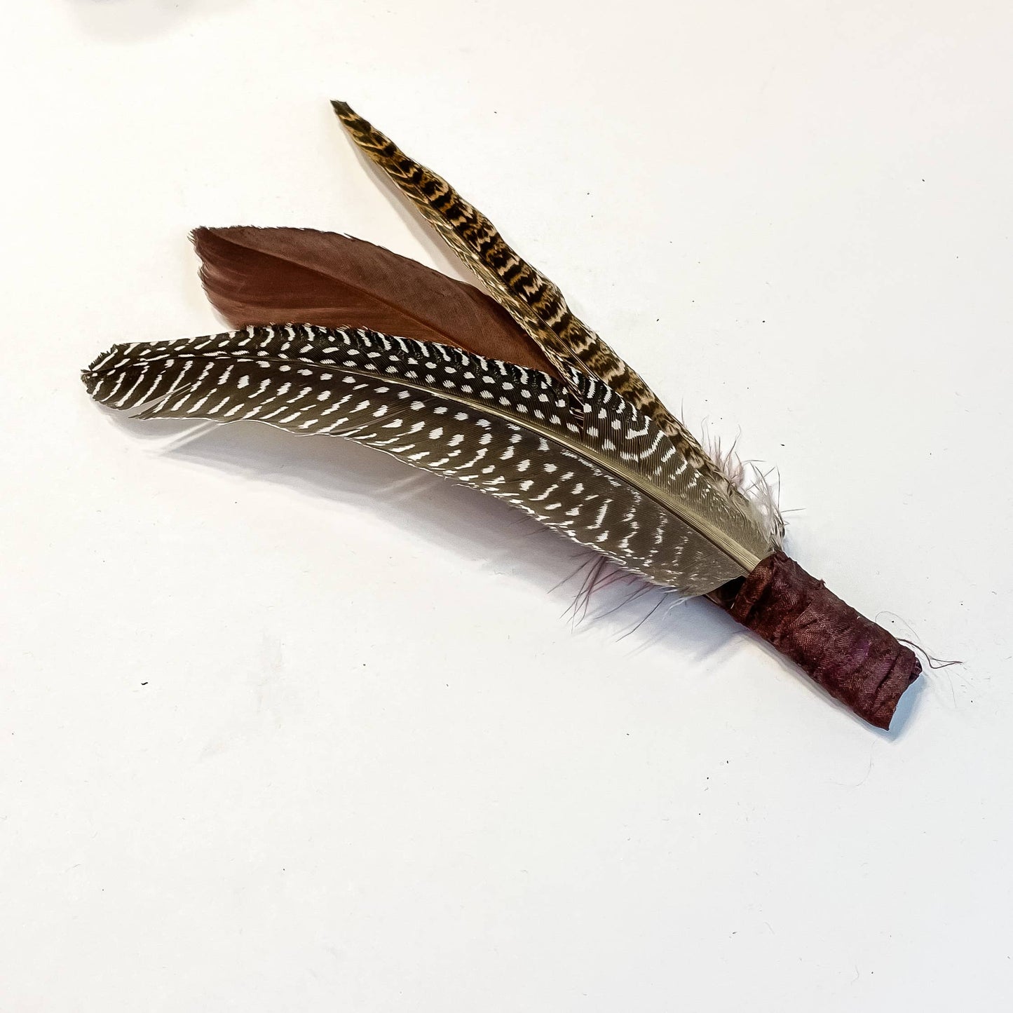 Tri Feathers Hat Pins and Feathers