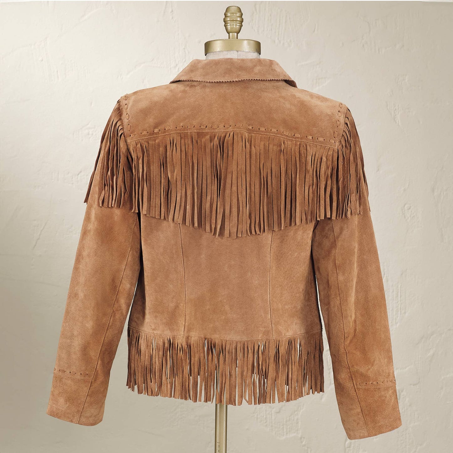 Madison Suede Fringe Western Style Jacket
