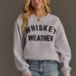 Lt. Gray & Dk. Gray Whiskey Weather Sweatshirt
