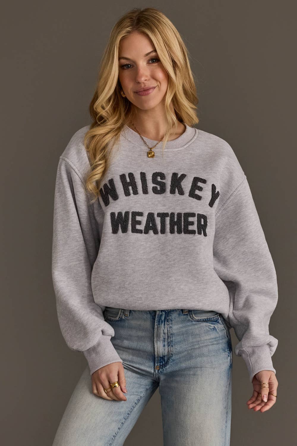 Lt. Gray & Dk. Gray Whiskey Weather Sweatshirt