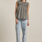 Gingham Ruffled Babydoll Blouse
