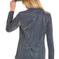 Rock & Roll Denim Black and Blue Iridescent Sparkle Blazer
