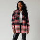 Black, Rust & Blue Plaid Flannel
