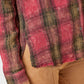 Fringe Bottom Washed Plaid Shirt