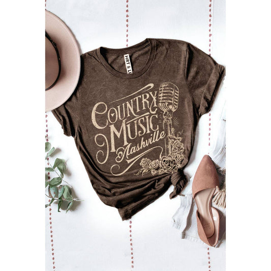 Country Music Nashville Mineral Graphic Tee