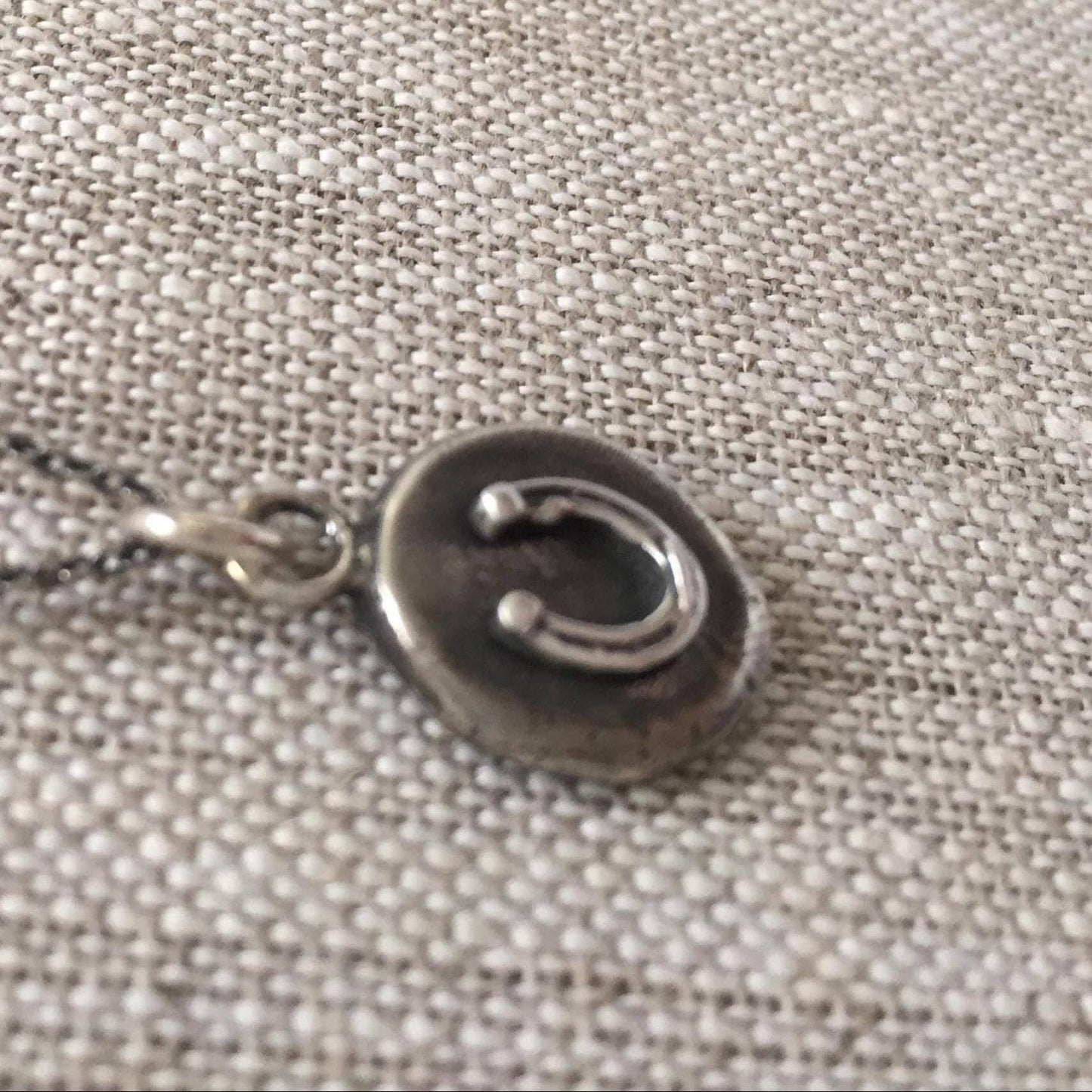 Horseshoe Cutie Sterling Silver Coin Necklace – Petite Lucky Charm