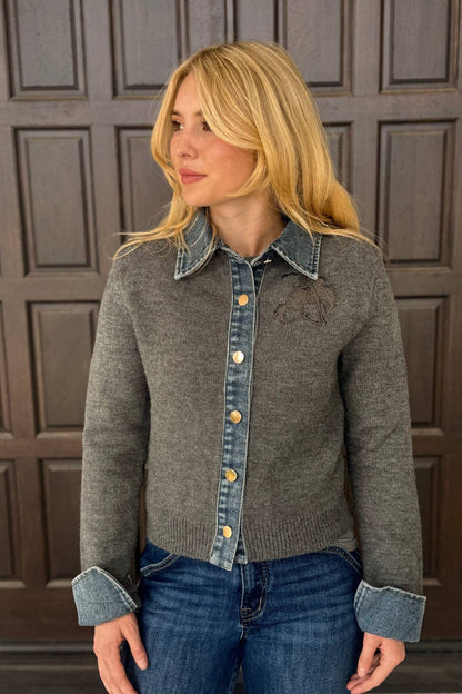 Mustang Molly Snap Cardigan by Rodeo Quincy