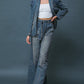 GIVE IT YOUR ALL DENIM BLAZER