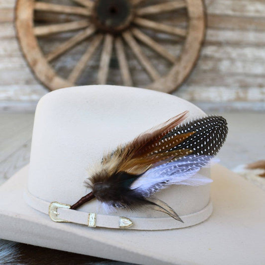 Feather Hat Accent - Vagabond - Western Hat Accessories