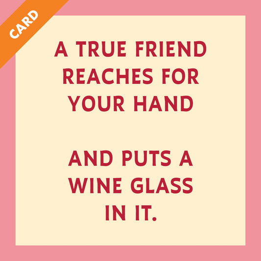 CARD Put A Wine Glass | Funny Gift | Kitsch Greeting Cards