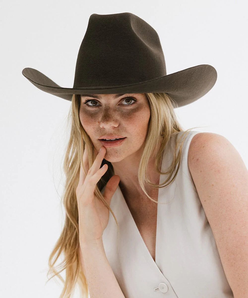 Lane Brick Top Western Cowboy Hat by Gigi Pip | Bourbon Cowgirl