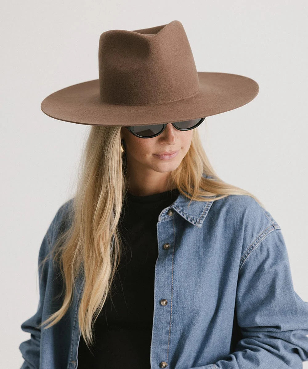 Wesley Wide Brim Fedora Hat by Gigi Pip | Bourbon Cowgirl