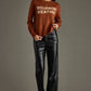 Rust & Ivory Bourbon Weather Sweater