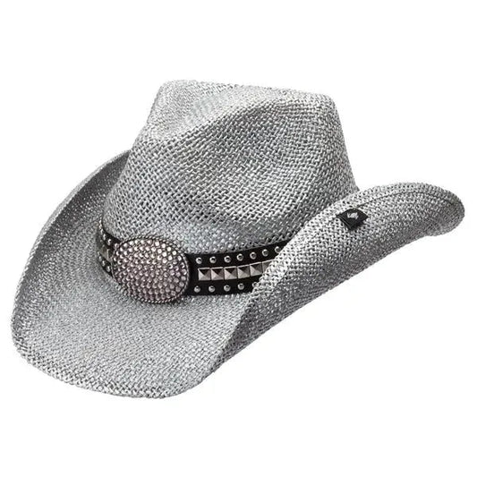 Gila Silver Cowboy Hat by Peter Grimm - Bourbon Cowgirl