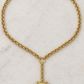 Gold Necklace with Horse Medallion as Seen on Dutton Ranch by Michele Busch