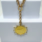 Gold Necklace with Horse Medallion as Seen on Dutton Ranch by Michele Busch