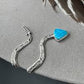 Silver & Turquoise Brim Biter by Hallett Peak - Snake