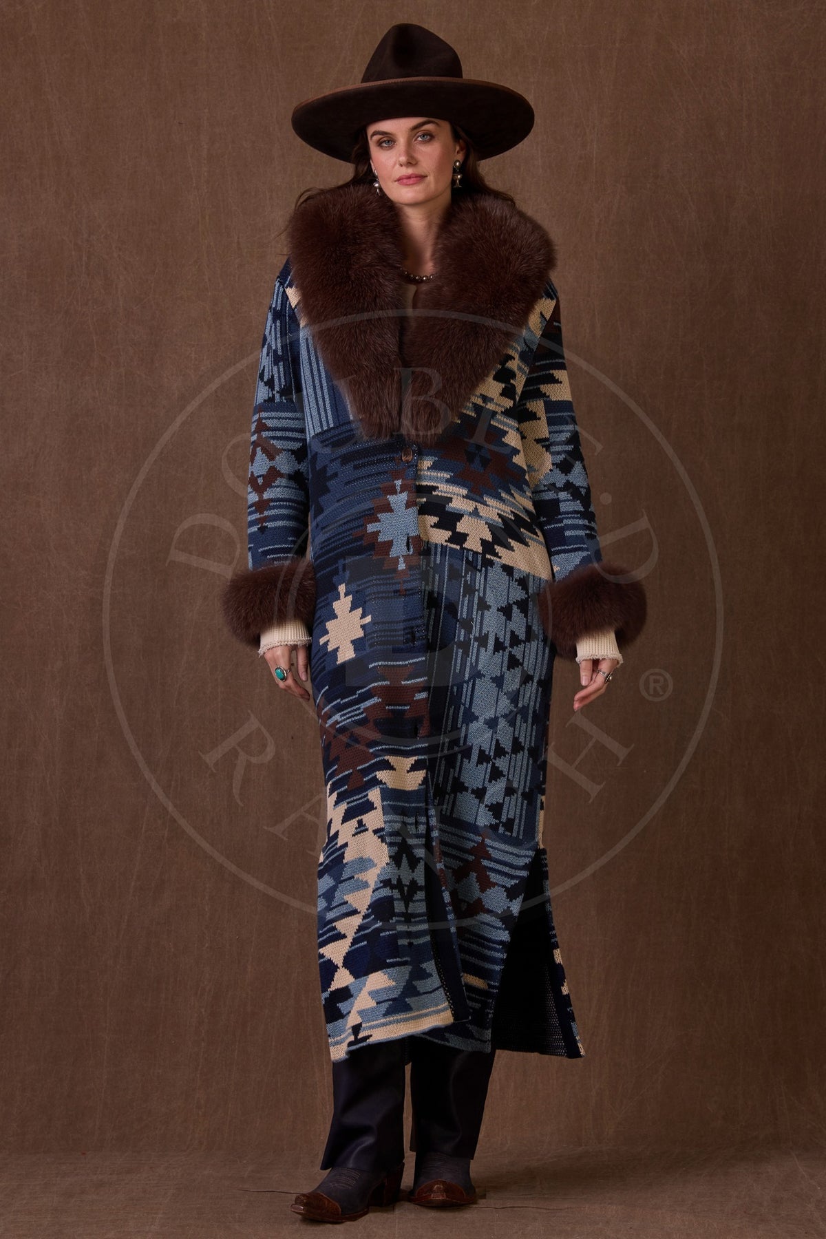 Dusting & Weaving Duster Coat by Double D Ranch