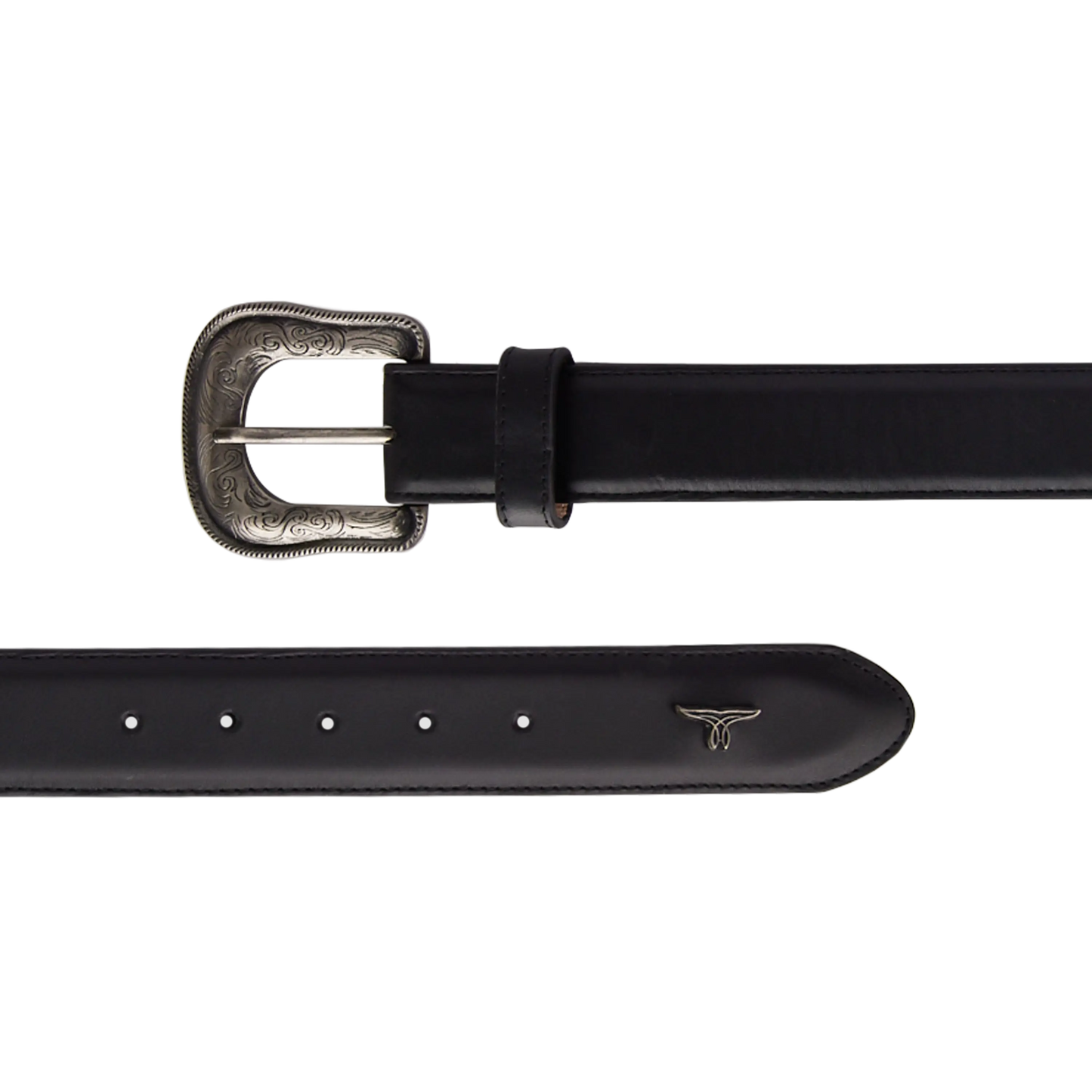 Lane 1.5 Woven Laced Belt with Single Buckle - Jet Black