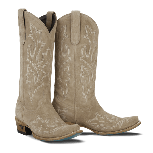 Saratoga tan leather cowboy boots