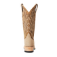 Classic Square Boot - Latte Suede and Burnt Caramel