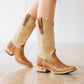 Classic Square Boot - Desert Clay & Buttermilk