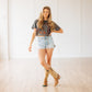 Classic Square Boot - Desert Clay & Buttermilk