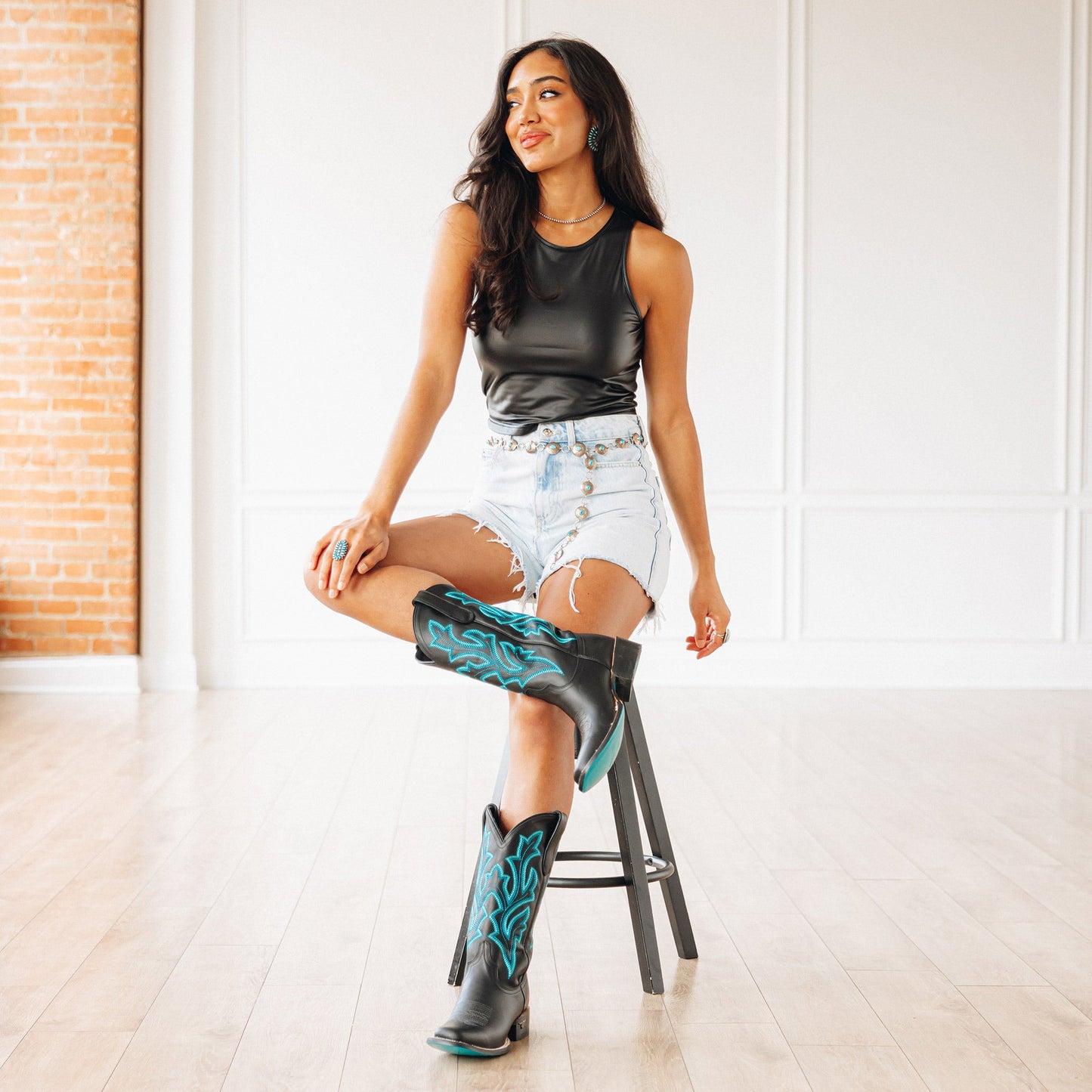 Classic Square Boot - Jet Black