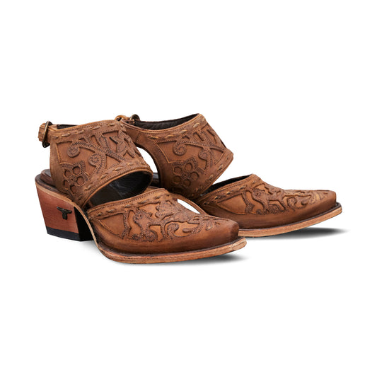 Robin Slingback Mule - Burnt Caramel