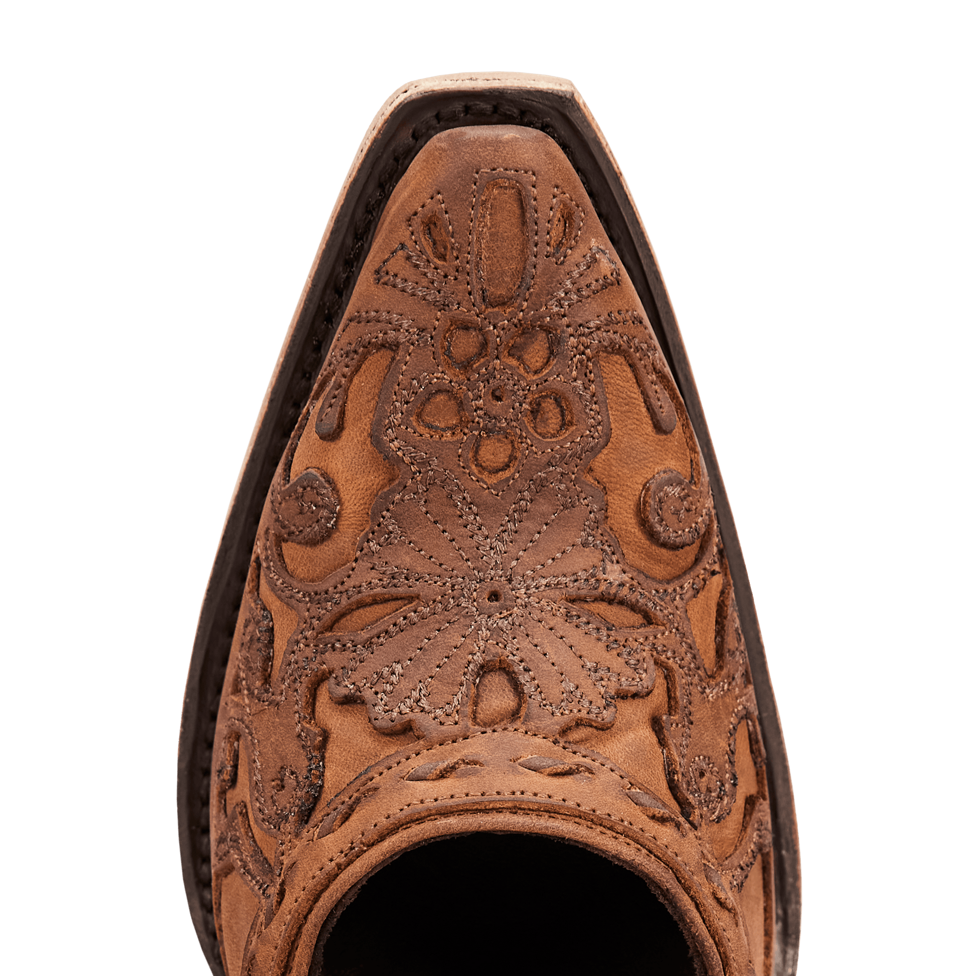 Burnt Caramel Robin Mule Boot Detail