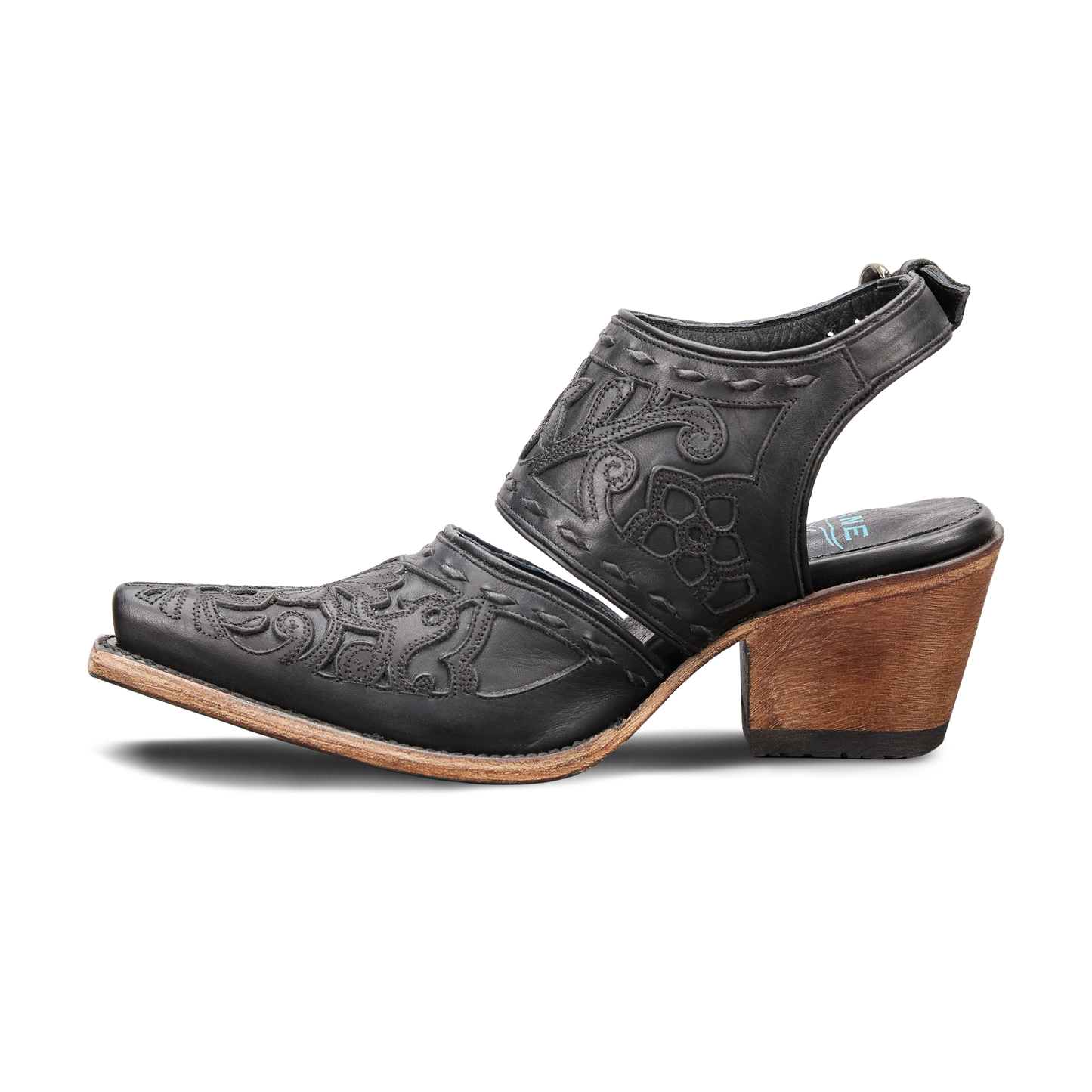 Robin Slingback Mule - Jet Black