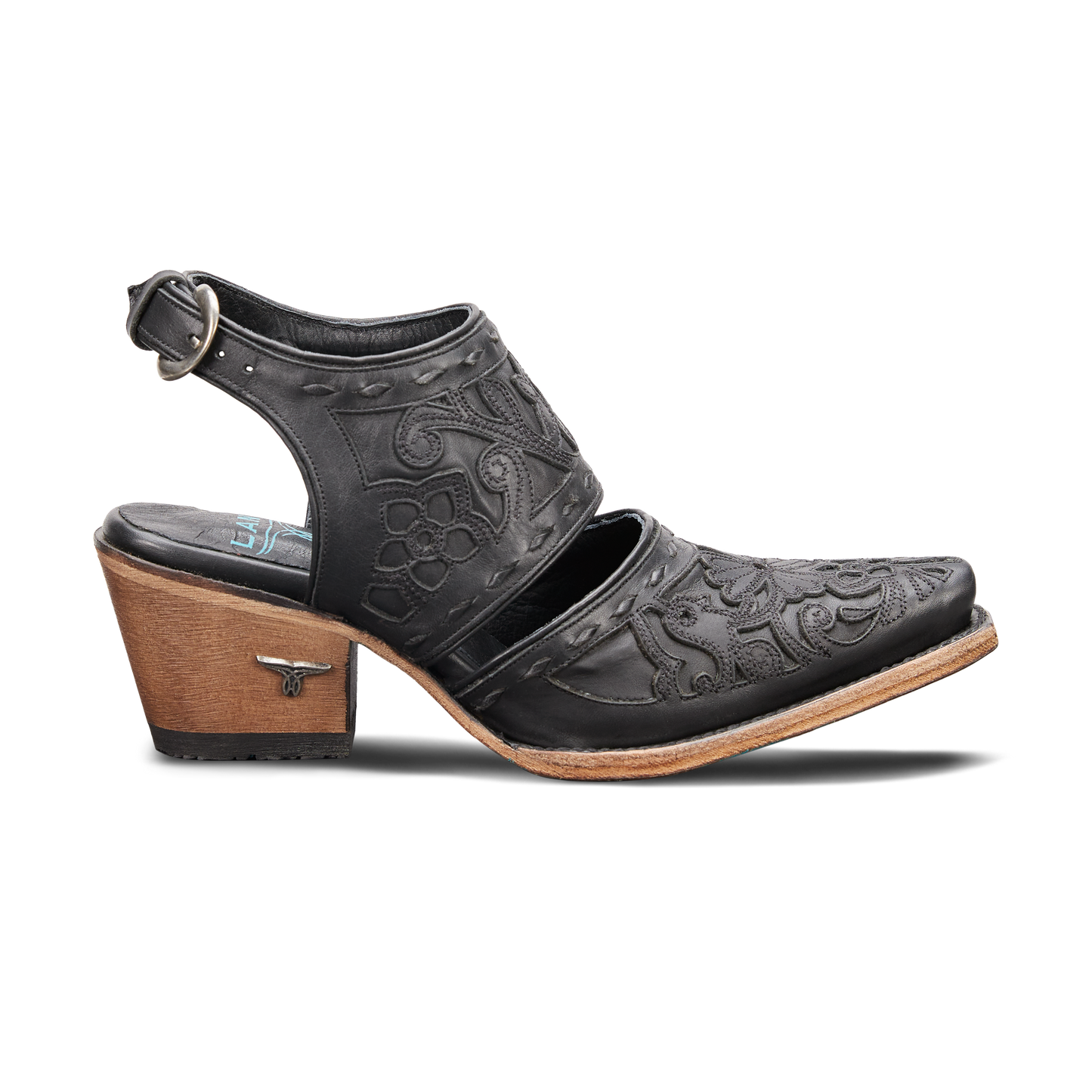 Robin Slingback Mule - Jet Black