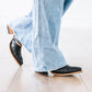 Robin Slingback Mule - Jet Black