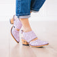 Lavender Robinslingback Mule