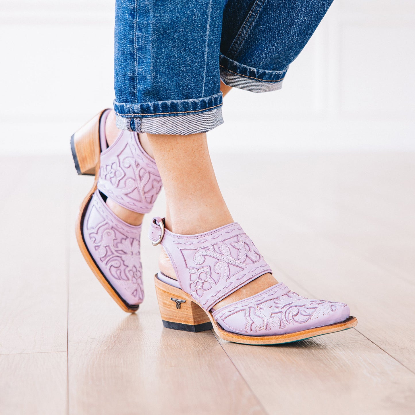 Lavender Robinslingback Mule