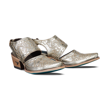 Champagne metallic Robin Mule sandal
