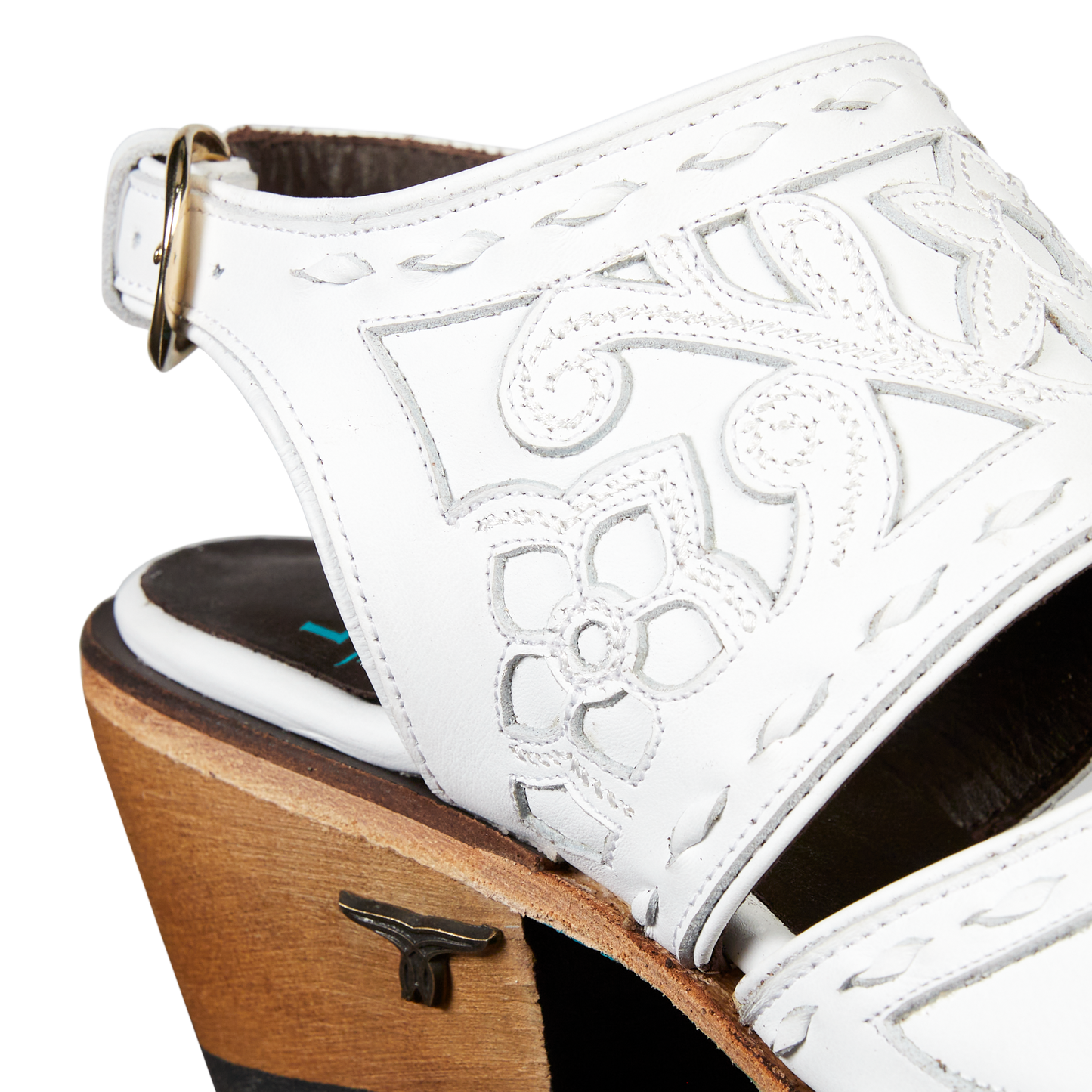 Robin Slingback Mule - Matte White