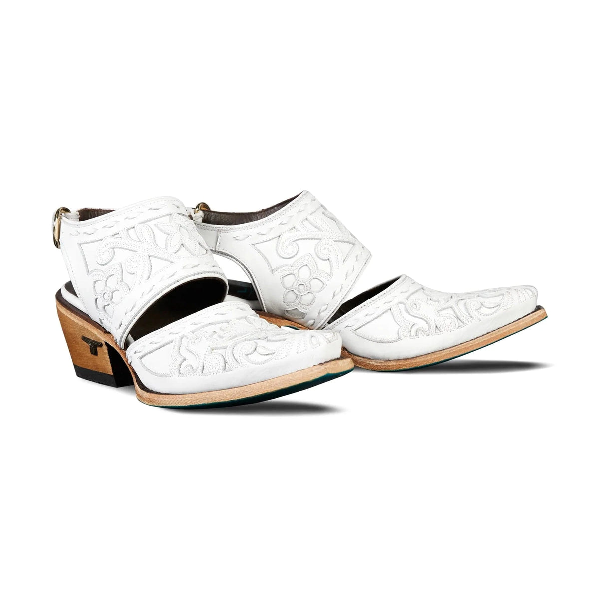 Matte White Robin Slingback Mule by Lane