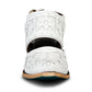 White leather mule sandal by Robin Mule & Matthew White