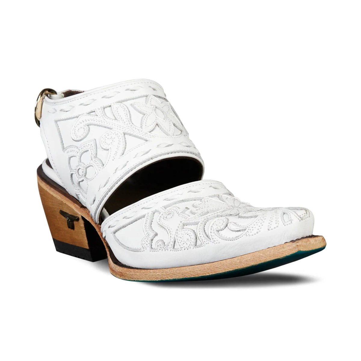 Matte White Robin Slingback Mule by Lane