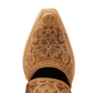 Robin Mule Desert Clay Embroidered Boot - Top View